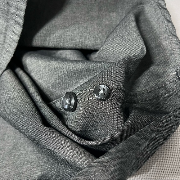 INC International Concepts Dark Grey Button Down Long Sleeve Men's Shirt Size L - Picture 14 of 16